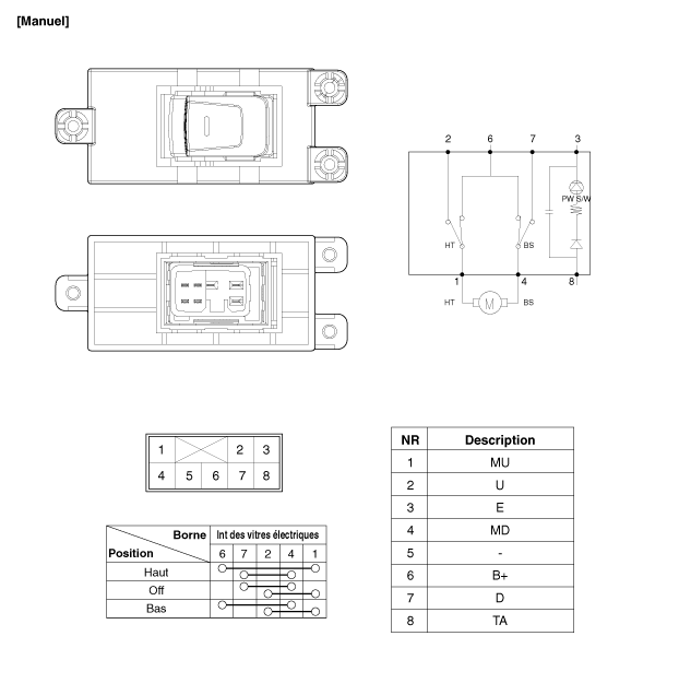 Kia Ceed : À interrupteur de chauffage du siège / Diagrammes